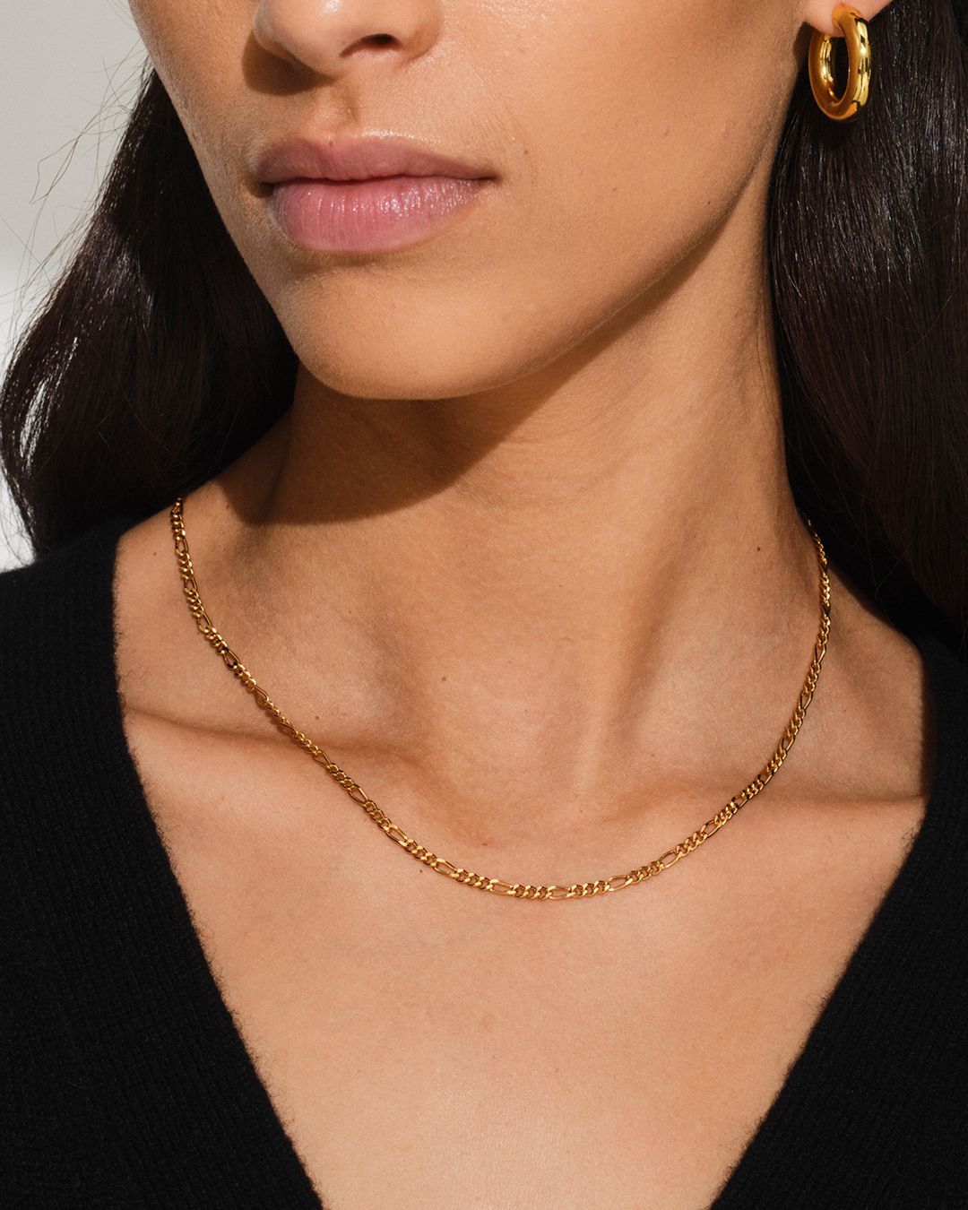 TOMWOOD - Bo Chain Slim Gold 20.5Inch(52.07cm) / ボーチェーン