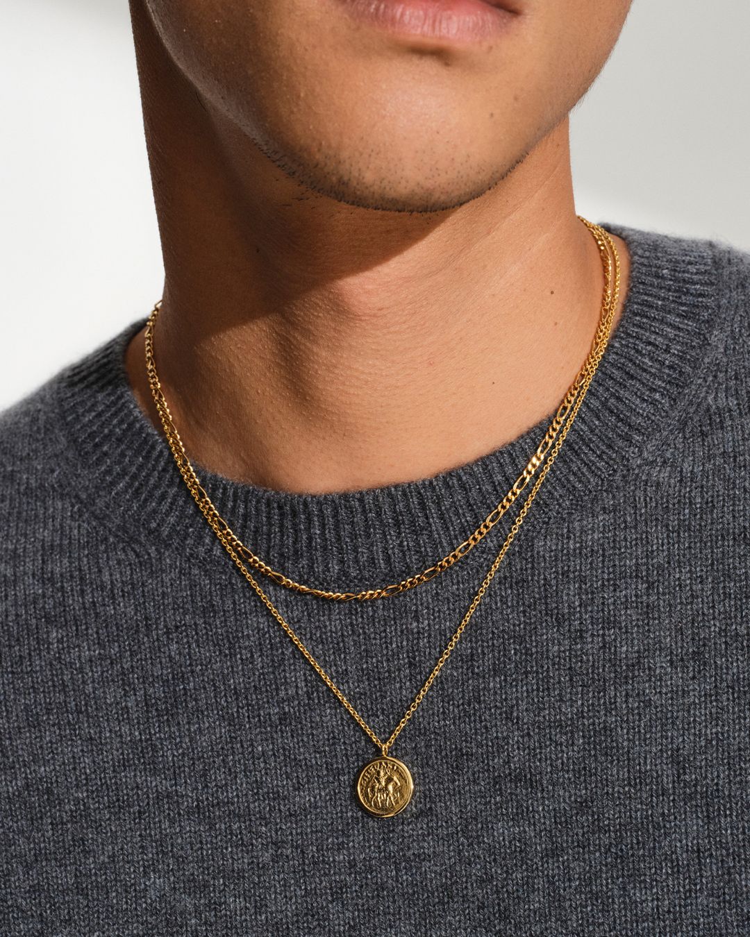 TOMWOOD - Bo Chain Slim Gold 20.5Inch(52.07cm) / ボーチェーン