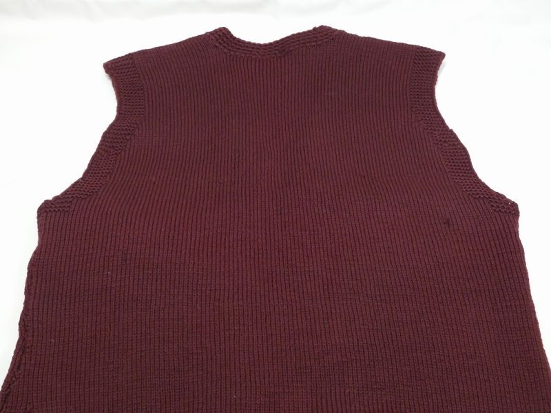 30s 40s US ARMY AMERICAN RED CROSS ARC KNIT VEST RARE COLOR - RICUR