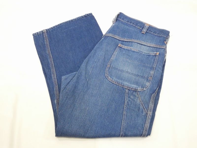 50s JC Penney BIG MAC DENIM PAINTER WORK PANTS (2) - RICUR