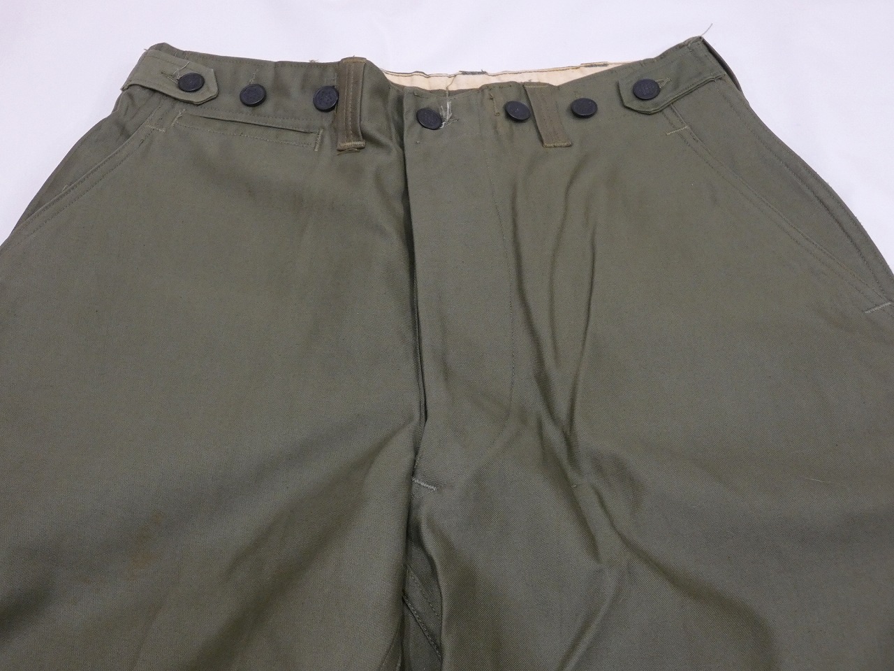 40s US ARMY M-43 FIELD TROUSERS PANTS DEAD STOCK - RICUR