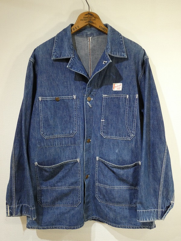 40〜50's SPIEGEL Workmaster DENIM CHORE JACKET COVERALL - RICUR