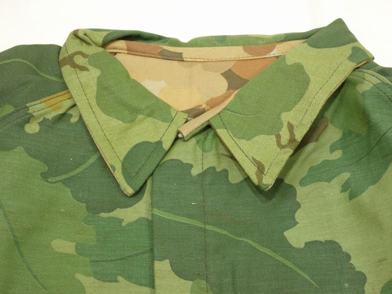 60s KAMO MITCHELL PATTERN LEAF CAMO REVERSIBLE JACKET DEAD STOCK