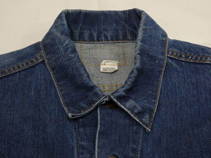 70s Levi's 70505-0217 BLANK TAB DENIM JACKET GJ - RICUR