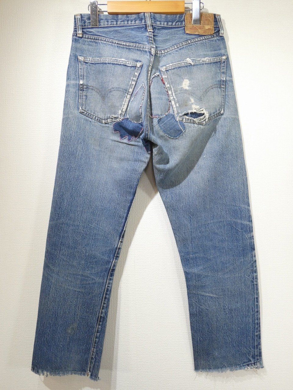 70s LEVI'S 501 BIG E HIPPIE STYLE DENIM PANTS - RICUR