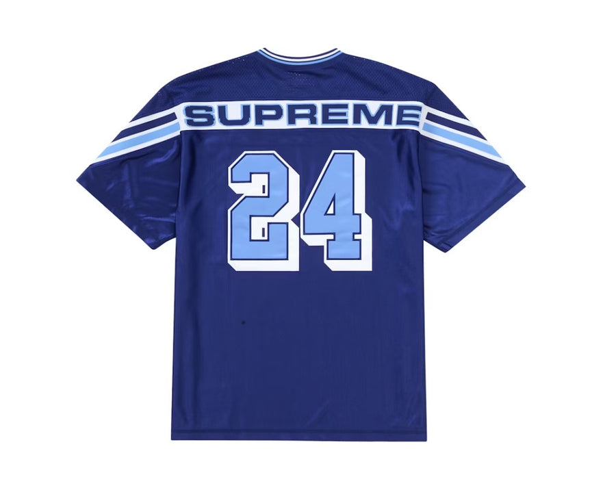 Supreme Jacquard Rib Football Jersey Blue – RIF LA