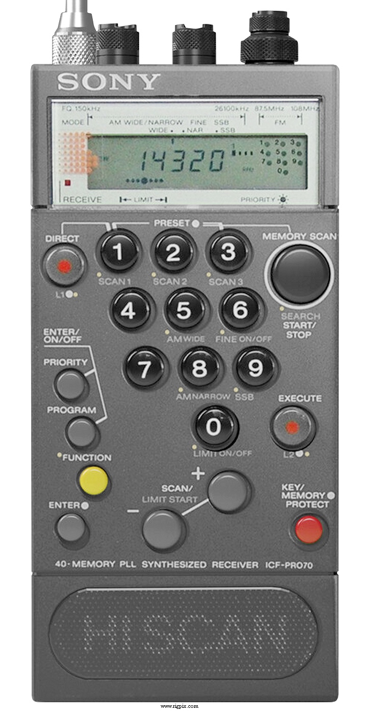 RigPix Database - Sony - ICF-Pro 70