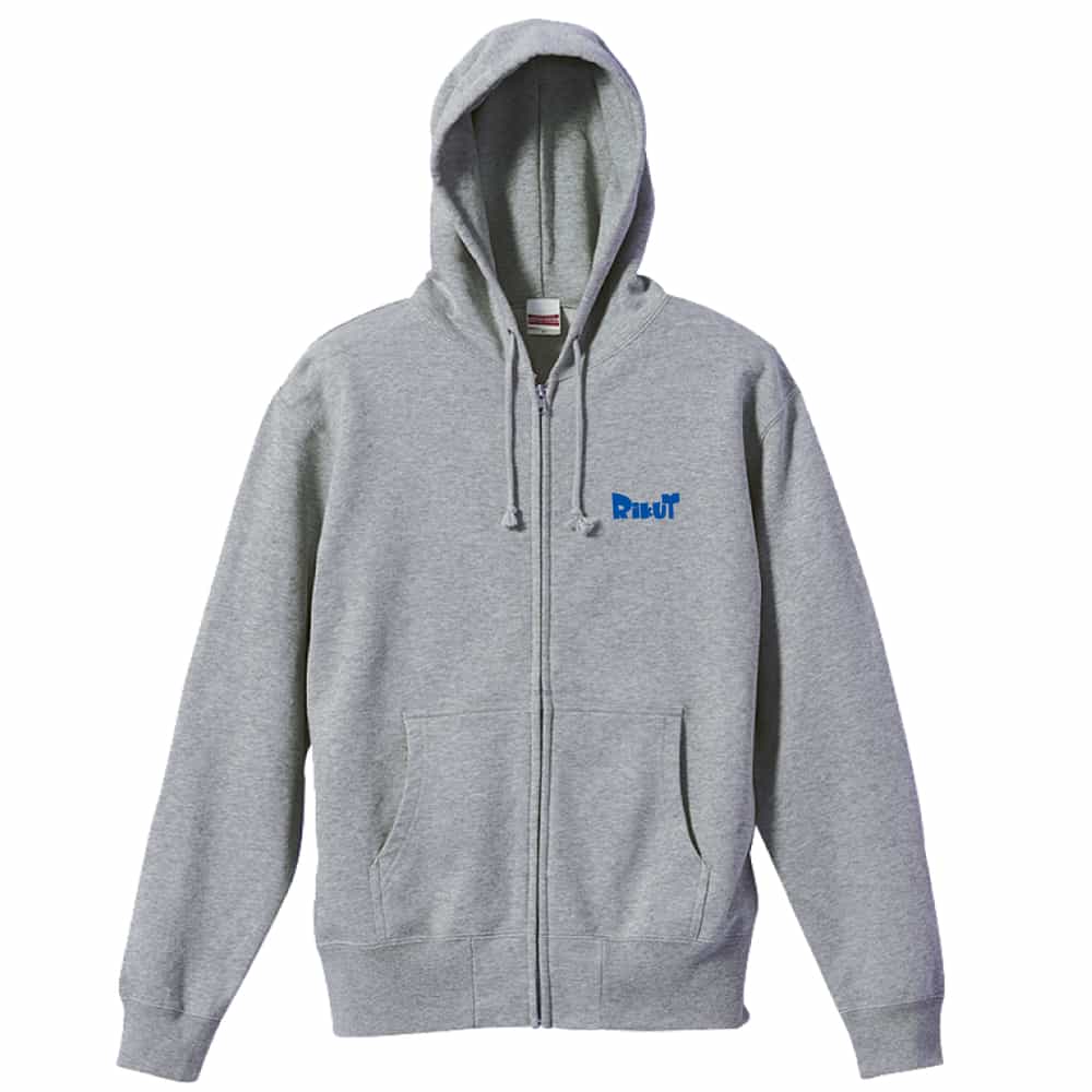 走り抜いた者だけが見える世界 パーカー ジップ 裏パイル 練習着