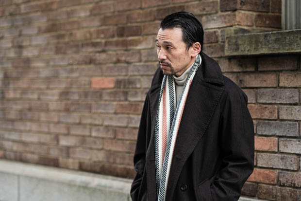 DARK BROWN DOUBLE RAGLAN COAT | RING JACKET（リングヂャケット