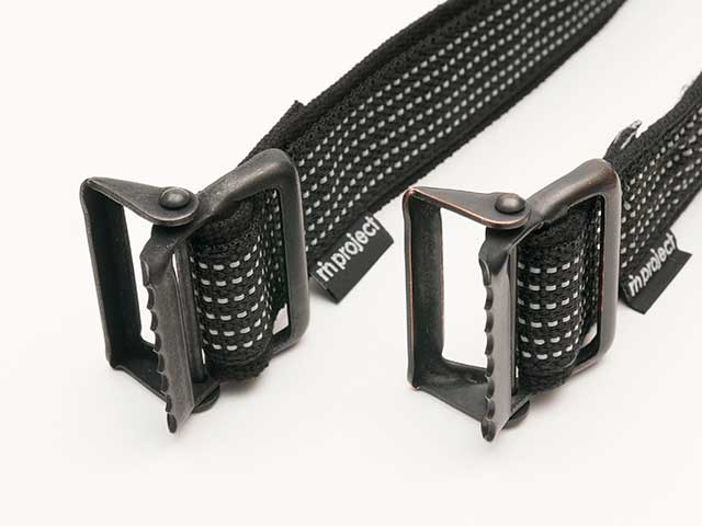 リフレクターベルト】反射素材 ダール仕上げバックル 109cmまで対応