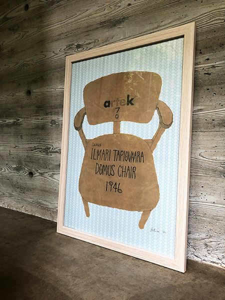 ドムスチェアの70周年記念ポスター ｜ リオタデザインブログ