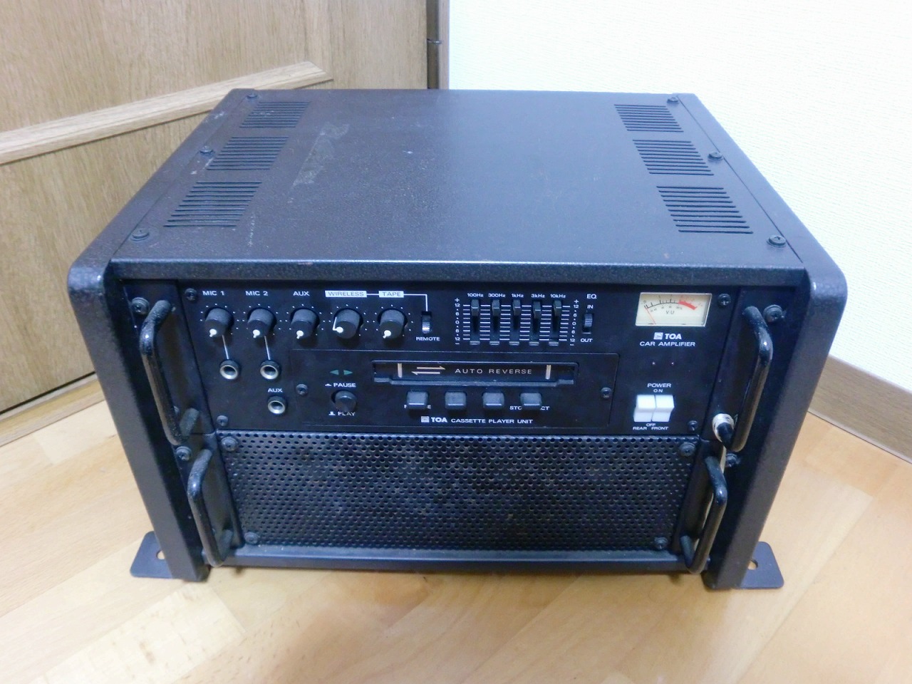 ジャンク TOA 車載用 アンプ CA-120N リモートミキサー MX-2 マイク PM