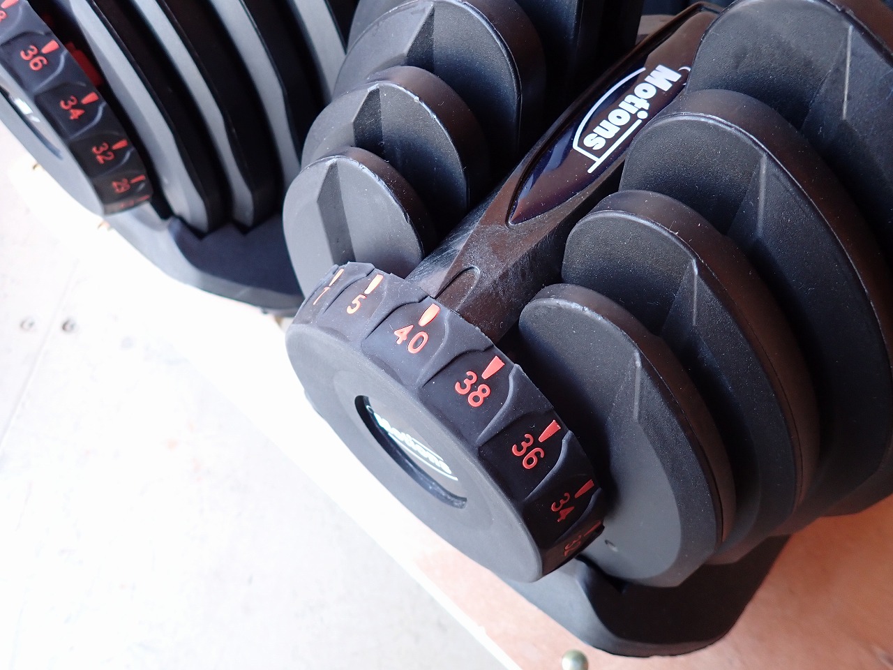 可変ダンベル Motions 40kg 2個セット 80kg モーションズ