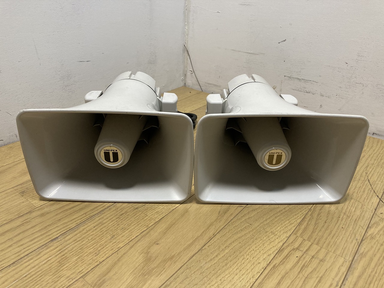 UNI-PEX ユニペックス 車載用拡声器 10W ホーンスピーカー 2台セット
