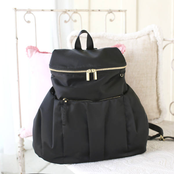 マザーズリュック 人気の黒 きれいめ | ママリュックのルカルカ