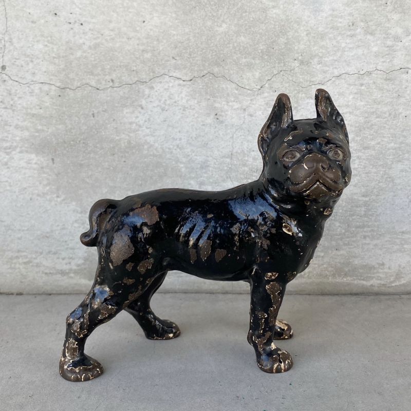 VINTAGE HUBLEY ヴィンテージ ボストンテリア コインバンク 貯金箱