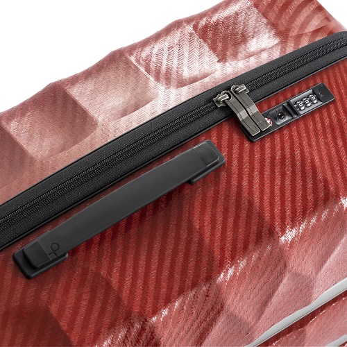 3-5泊] プロテカ(エース) エアロフレックスライト 53L レッド 4輪 ACE