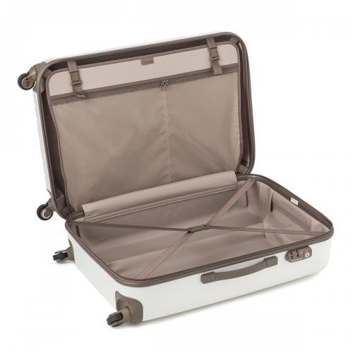 5-10泊] プロテカ(エース) フラクティ 76L ホワイト 4輪 ACE PROTECA