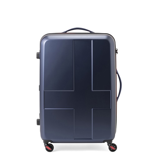 5-10泊]イノベーター ファスナー 70L ディープブルー 4輪 innovator