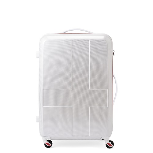 5-10泊]イノベーター ファスナー 70L ホワイトクロスカーボン 4輪