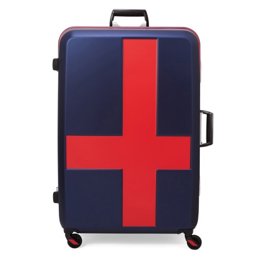 10泊以上]イノベーター 90L マットネイビー×レッド 4輪 innovator