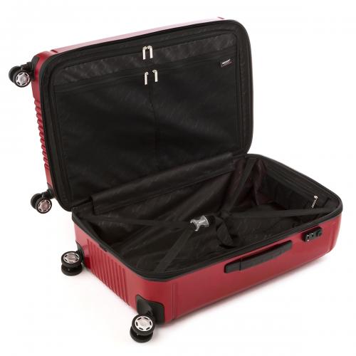 5-10泊] バーマス2 プレステージ 83L レッド 4輪 BERMAS PRESTIGE RED