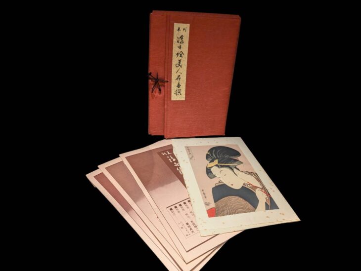 アダチ版画『浮世絵美人名画撰』 ｜骨董品買取 緑和堂