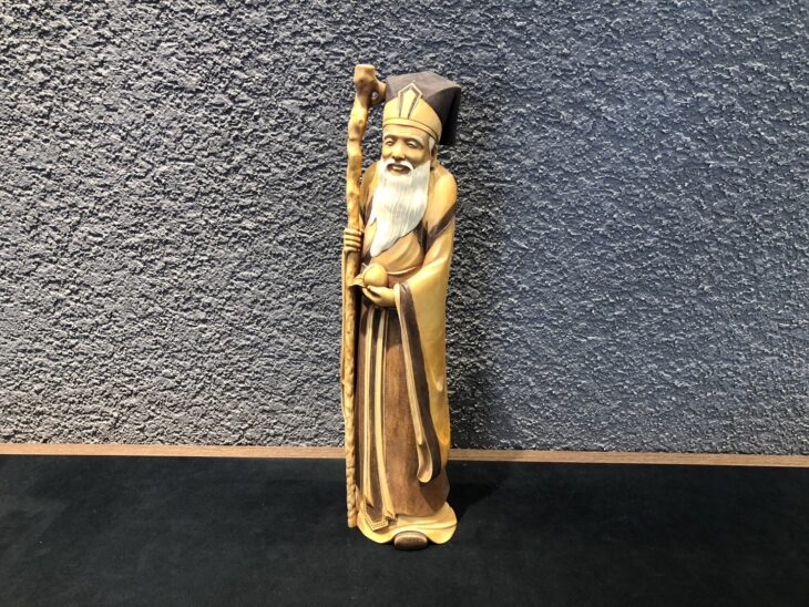 象牙 置物 「寿老人」 買取価格相場｜骨董品買取 緑和堂