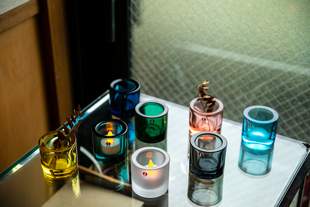 イッタラ KIVI キャンドルホルダー／フロスト｜北欧モダンデザイン広場