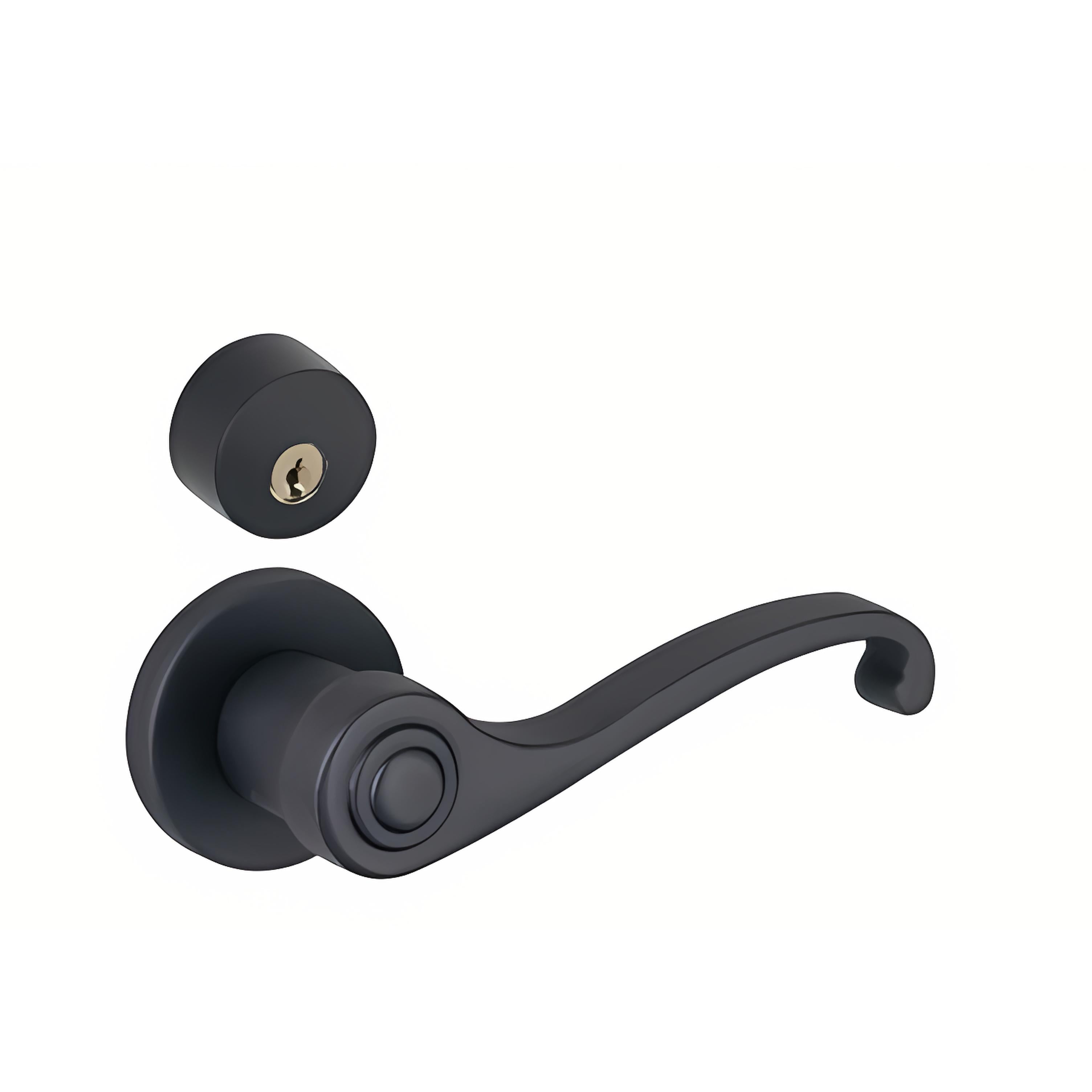 レバーハンドルセット MC型（ブラック）,ドア,レバーハンドル