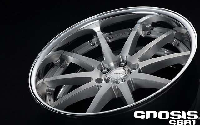 超美品]Audi A5用 WORK GNOSIS GR202(特注品) メッシュデザインを採用する