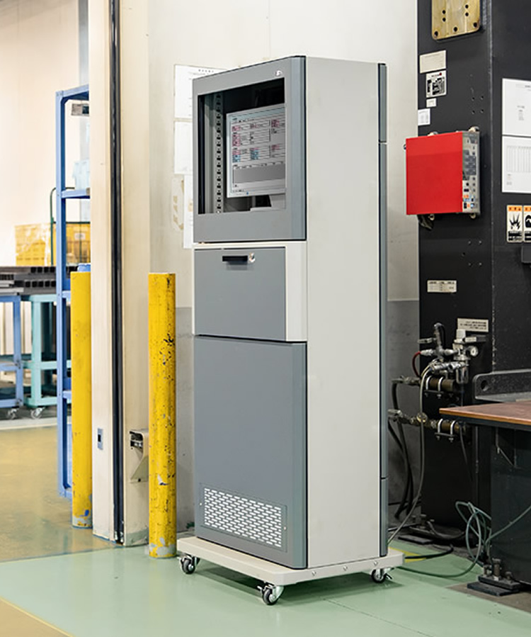 防塵ラック「まもる君」 粉塵からパソコンを護る｜エスディエス