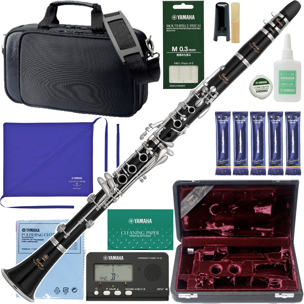 YAMAHA ヤマハ YCL-CX B♭ クラリネット 木製 グラナディラ カスタム