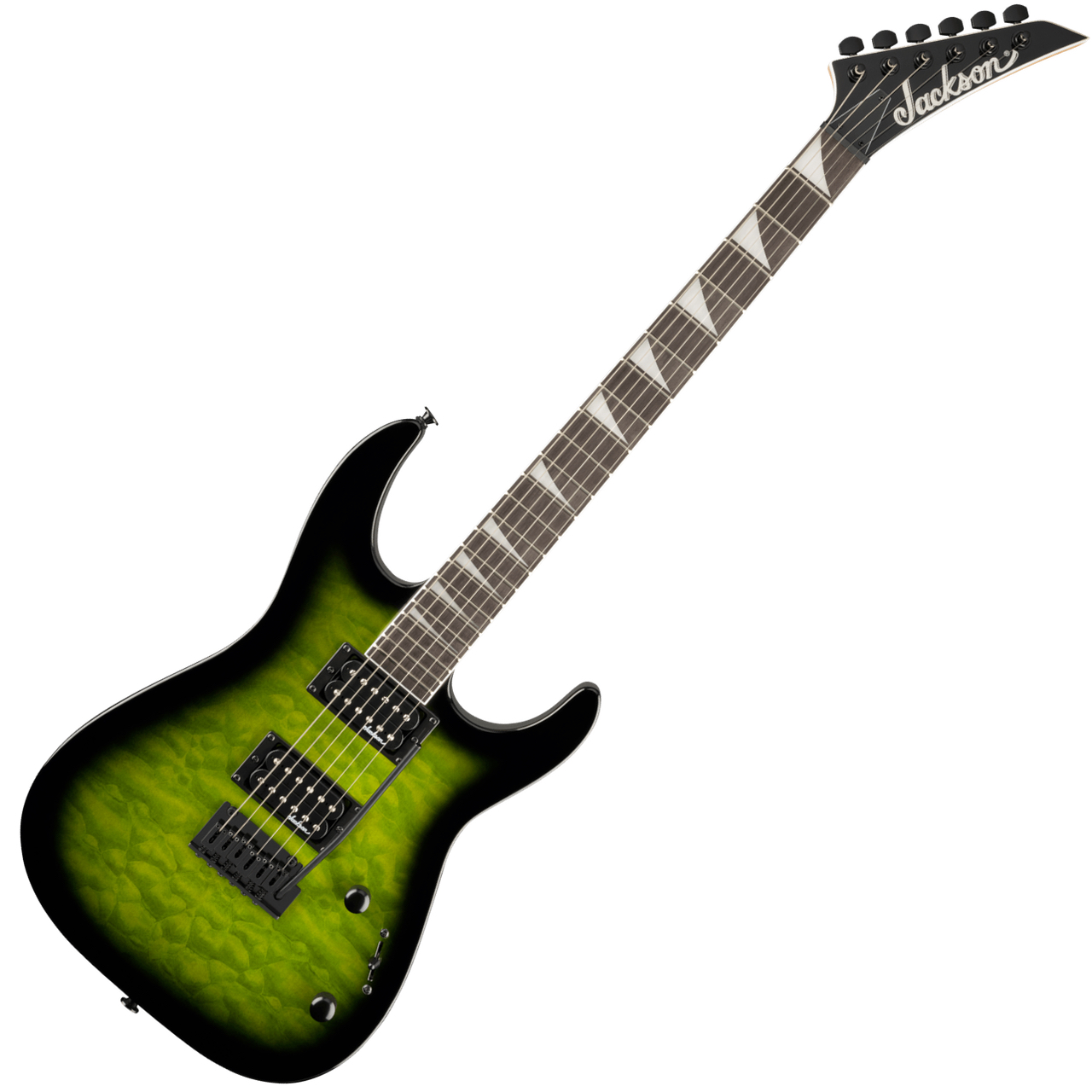 Jackson ジャクソン Dinky JS20 DKQ 2PT Transparent Green Burst