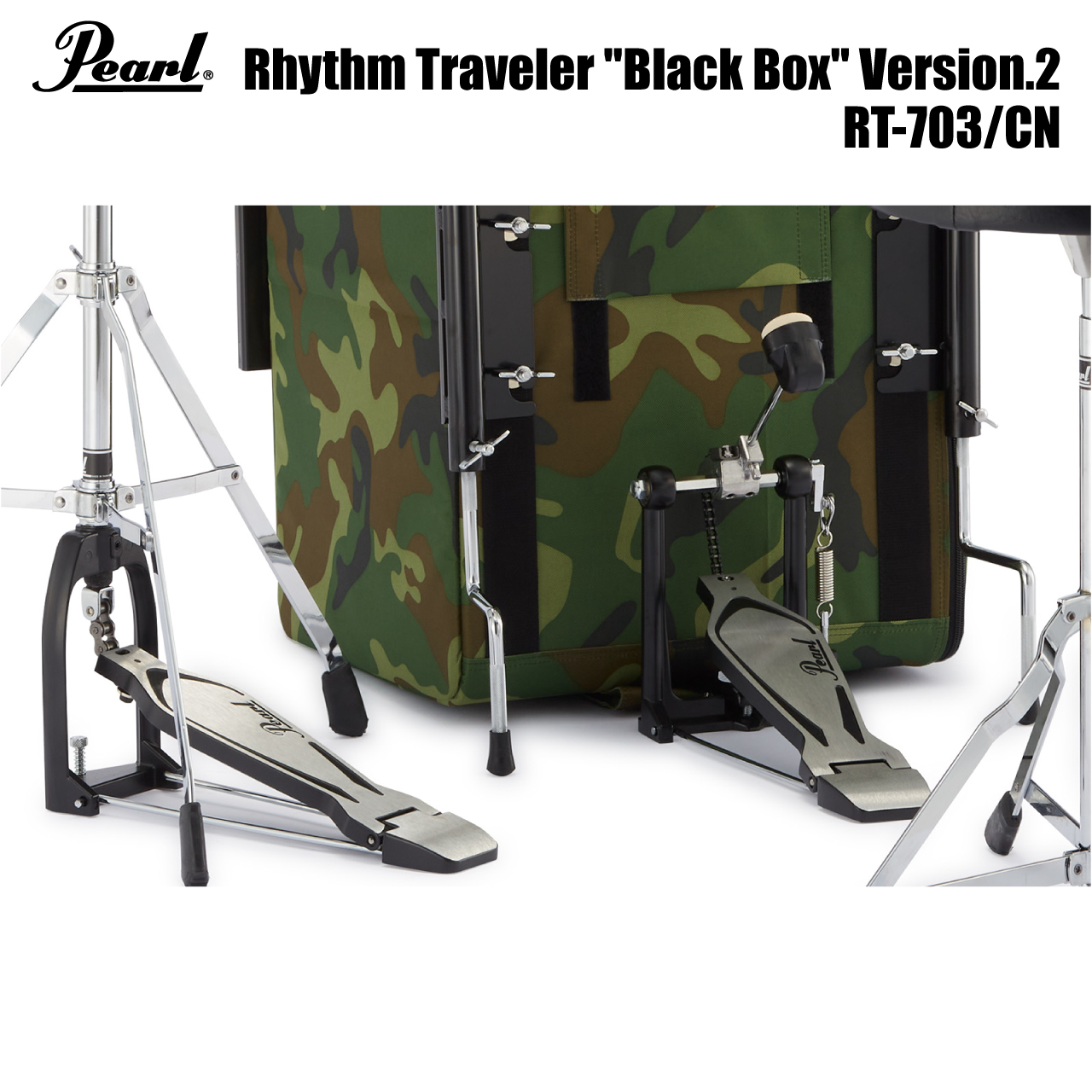 Pearl パール Rhythm Traveler Black Box Ver2 RT-703/CN #CM