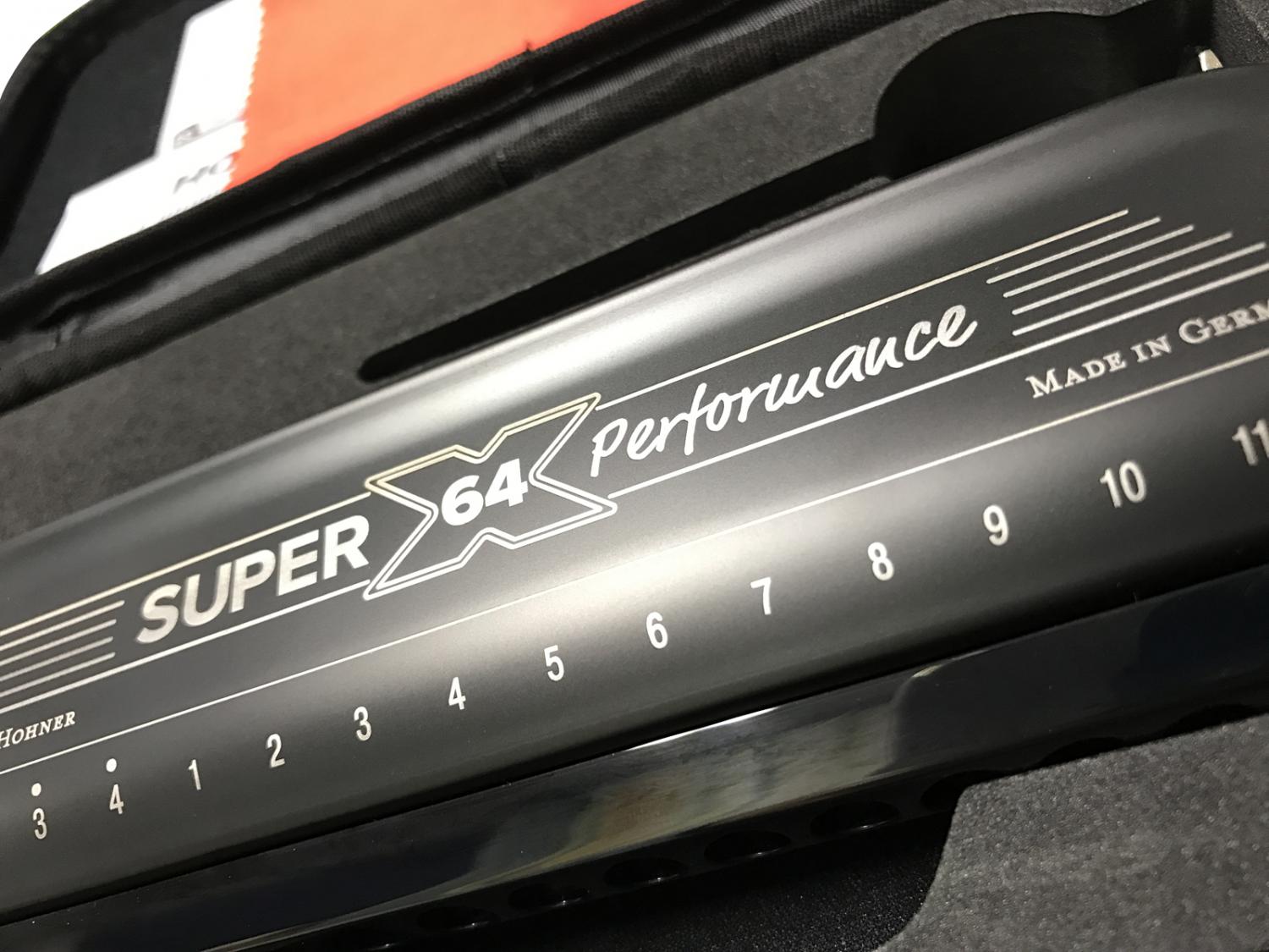 HOHNER ホーナー NEW SUPER 64X 7584/64 クロマチックハーモニカ 16穴