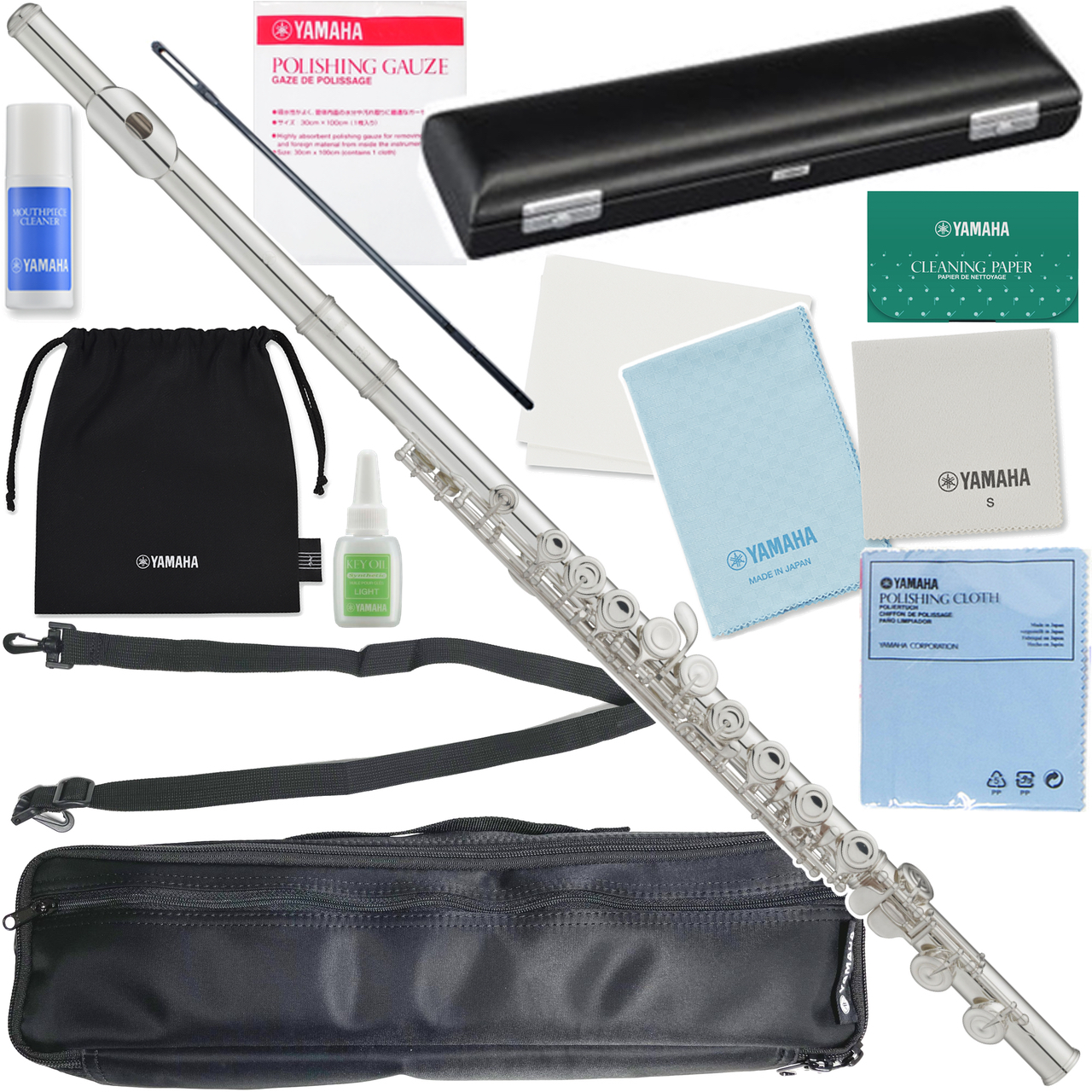 YAMAHA ヤマハ 5年保証サポート対象 YFL-212 フルート Eメカニズム 銀