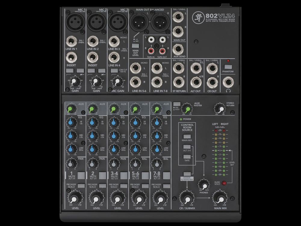 MACKIE マッキー 802VLZ4 ◇ アナログミキサー 送料無料! | ワタナベ