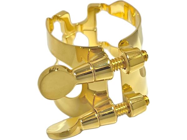 HARRISON ハリソン リガチャー アルトサックス AD 金メッキ メタル