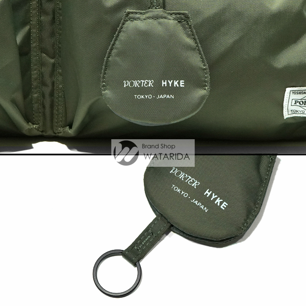 最安値/HYKE × PORTER/HELMET BAG/オリーブ/極美品 HELMET BAG PORTER