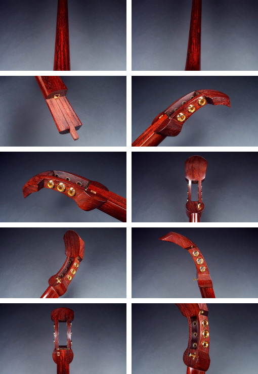 津軽三味線 紅木金細 WKT-5200K