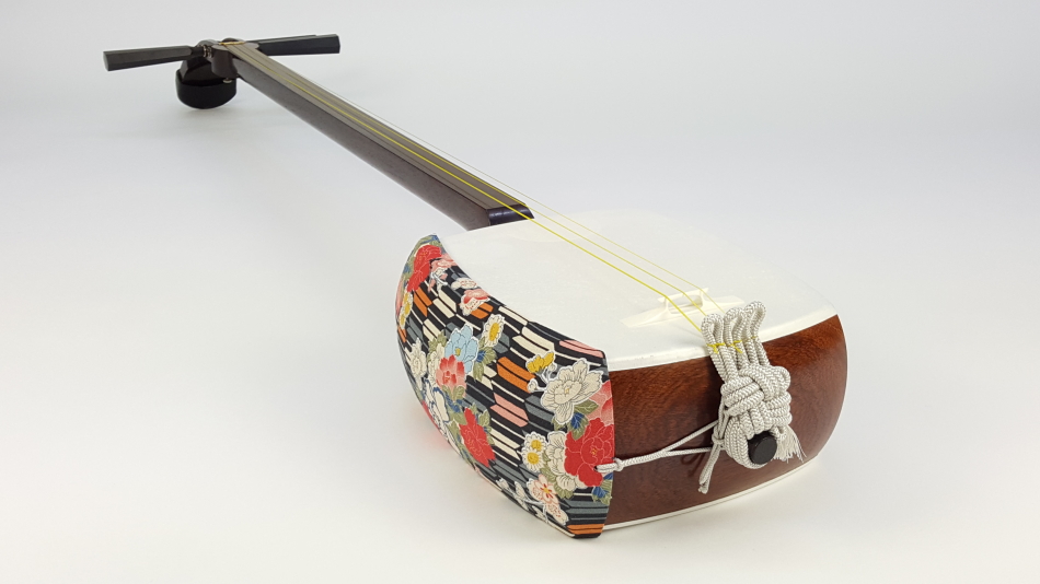 極上美品】津軽三味線 最高級 鼈甲撥 虎トチ 紅木台 極厚べっ甲 バチ