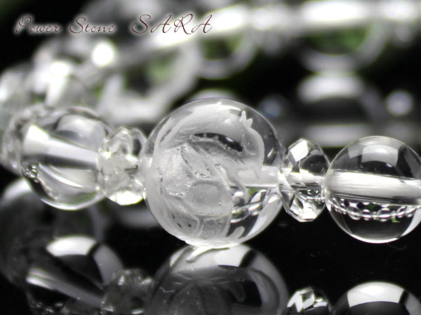 開運四神ブレス】浄化・開運の極上水晶 8ミリ×10ミリタイプ メンズ