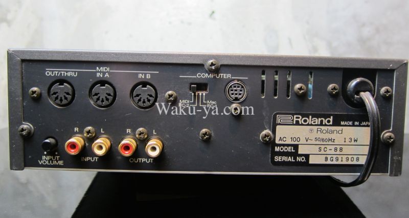 ろこ様★ローランド　GS MIDI音源SOUND CANVAS SC-88 Roland SC-88VL Sound Canvas GS MIDI Sound Module Used with Adapter