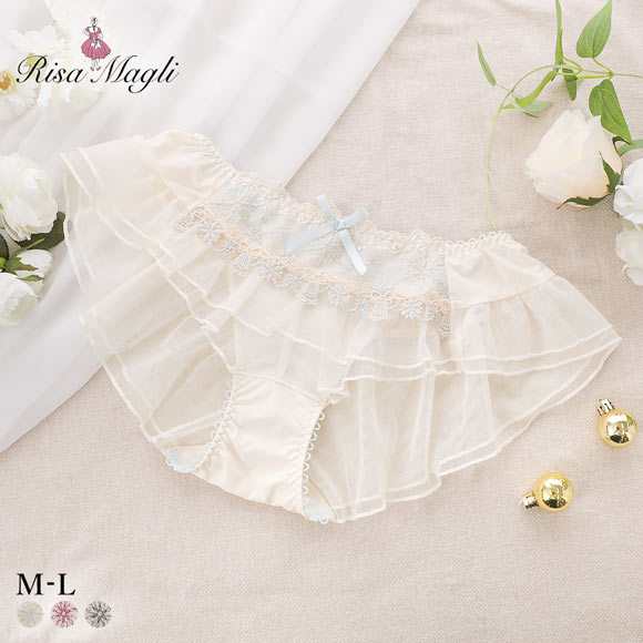 リサマリ ルビー フレアショーツ バックレース Risa Magli | SHIROHATO
