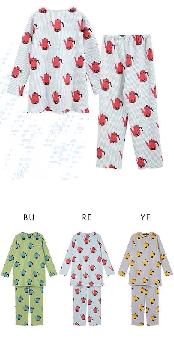 ワコール マタノアツコ ルームウェア 長袖 パジャマ 上下セット