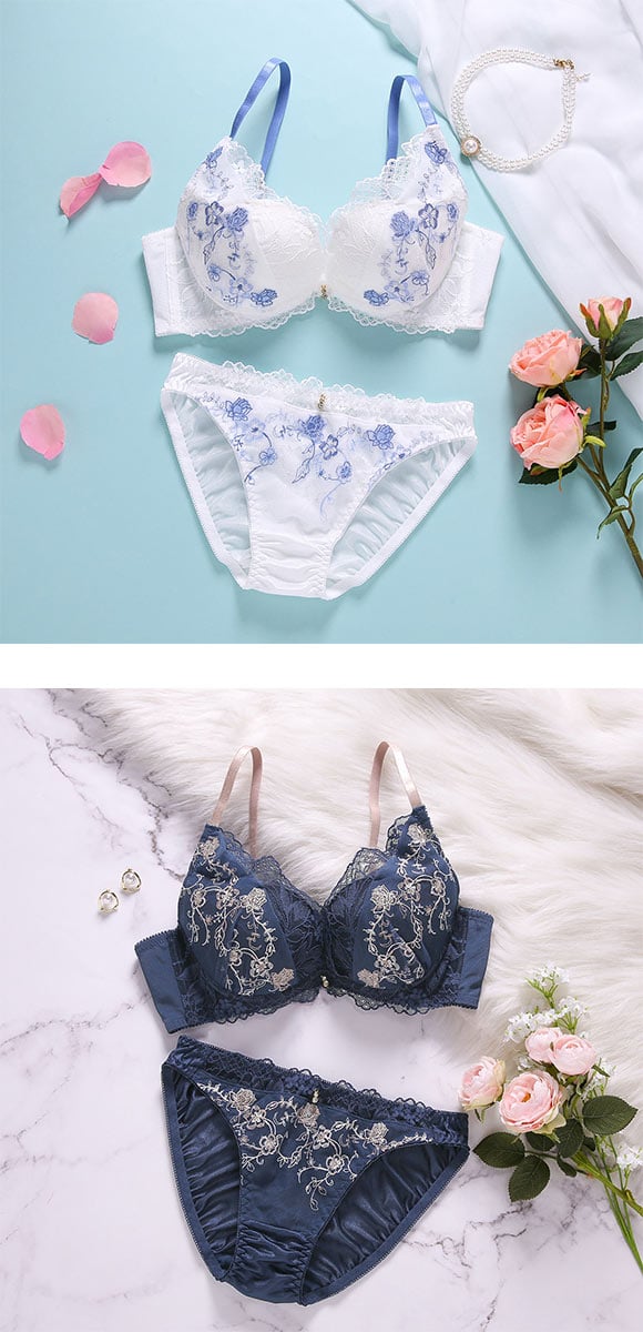 ココランジェ ラフィネフルール ブラジャー ショーツ セット ABCDEF