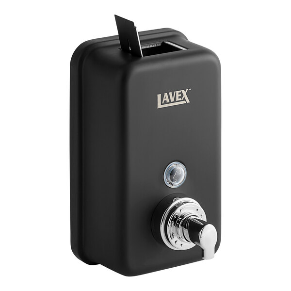 Lavex 40 fl. oz. (1,200 mL) Matte Black Stainless Steel Manual