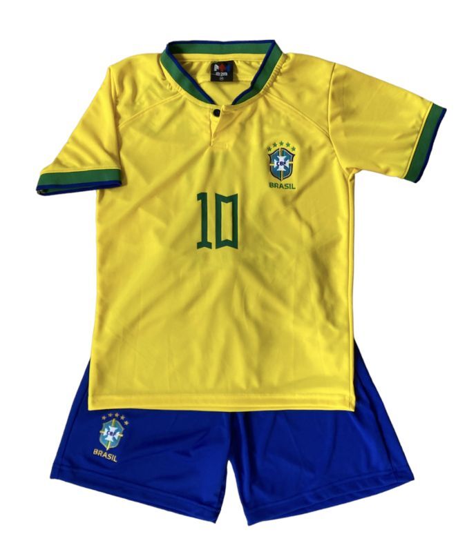 W杯モデル】ネイマール＃10 ブラジル代表（ホーム）22/23 子供用上下