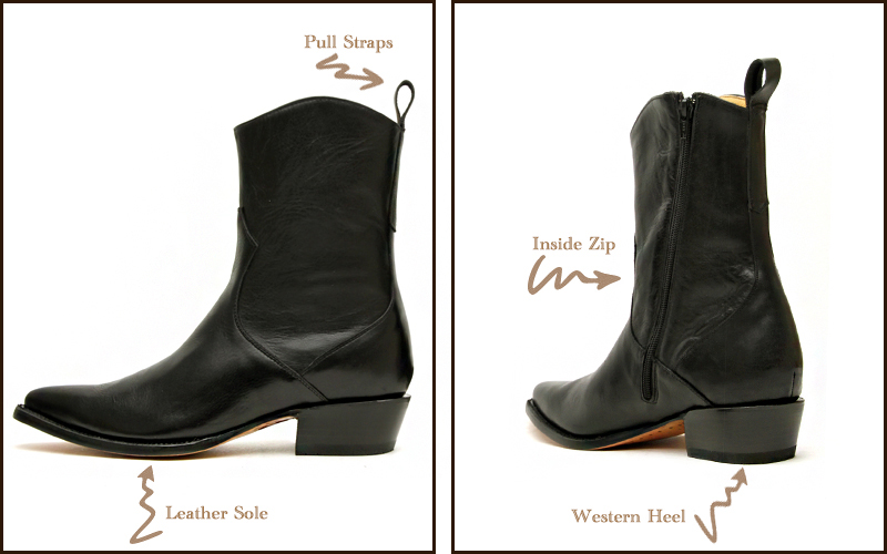 ハカ（Botas Jaca）3086 Black Crystal の詳細ページです｜Western